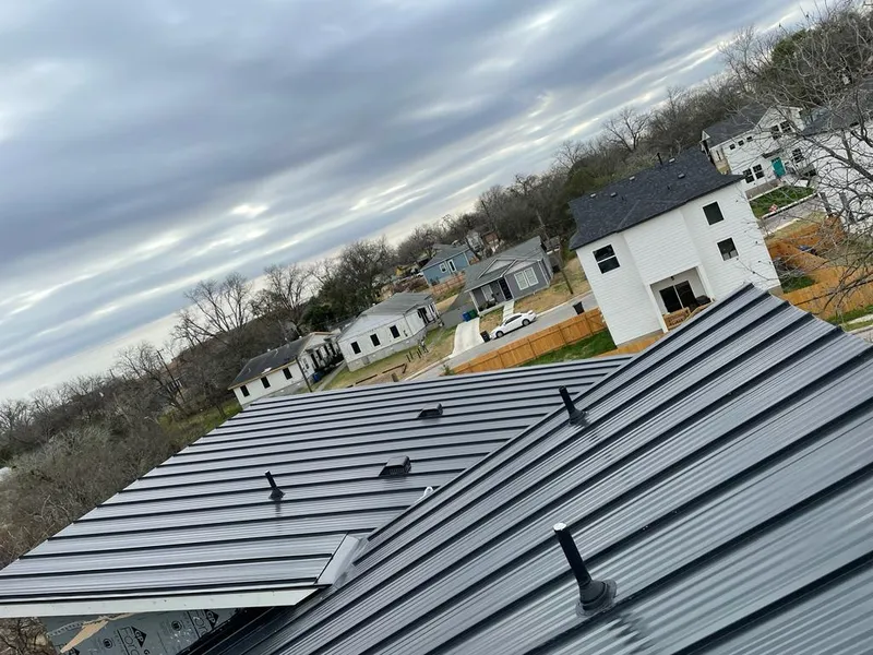 Standing seam metal roof panels with vents for Skylight Repair in Annville